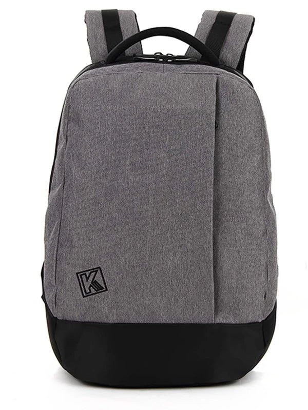 Men Two Tone Letter Graphic Laptop Backpack