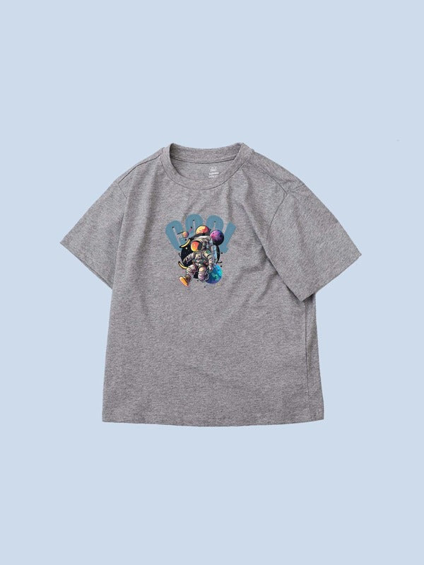 Toddler Boys Astronaut Print Tee