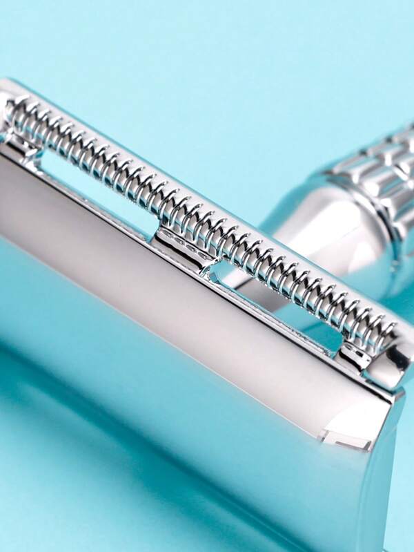 Safety Razor, 1pc Stainless Steel Razor Without Blade For Men Shaving