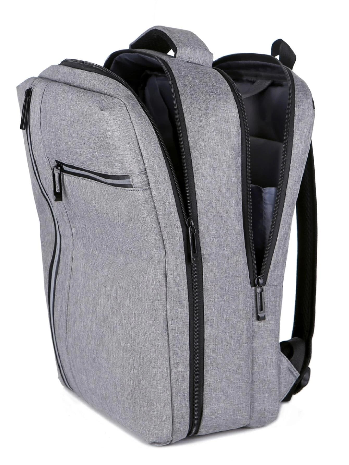 Medium Laptop Backpack With USB Charging Port Minimalist Functional High-Capacity For Business College School