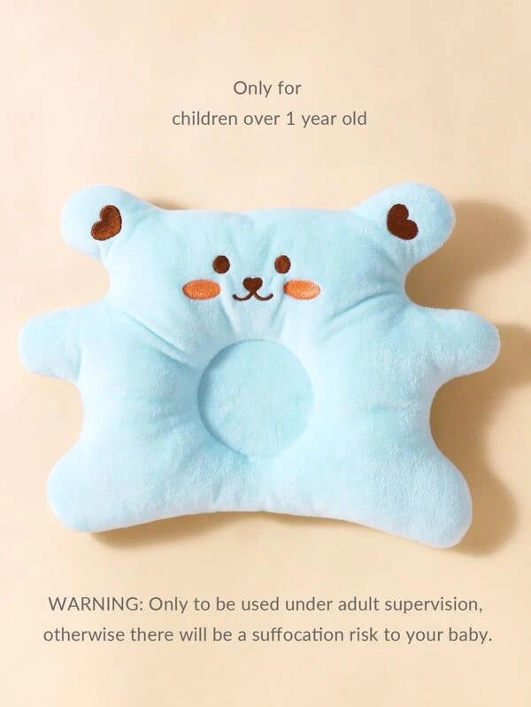 1pc Baby Cartoon Bear Design Pillow