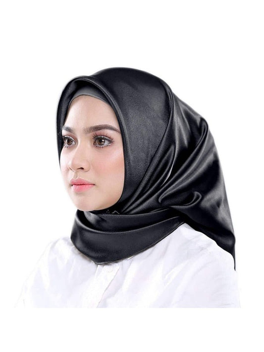 Minimalist Solid Scarf-Style Hijab
