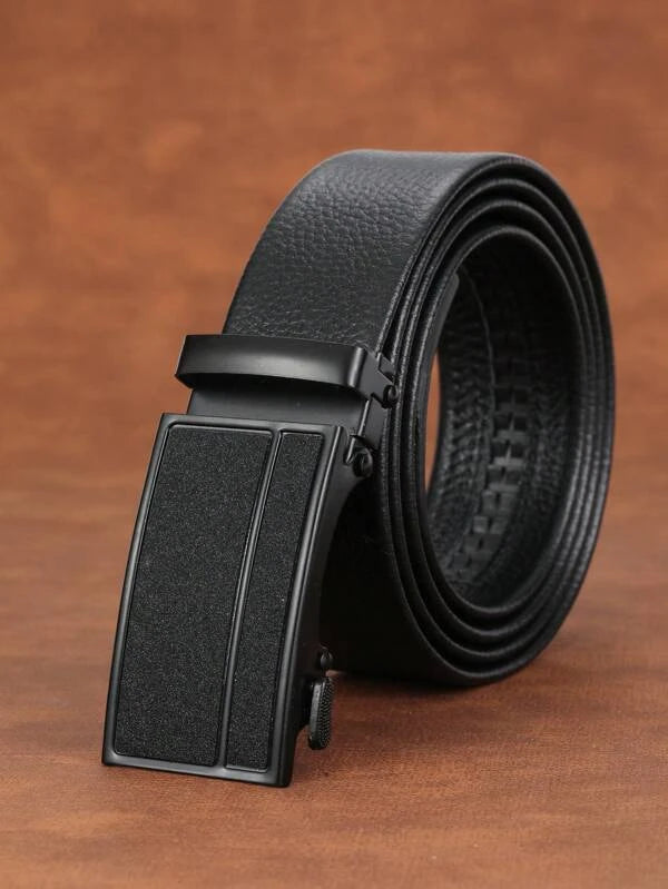 1pc Men Auto Buckle Business Belt For Daily Life