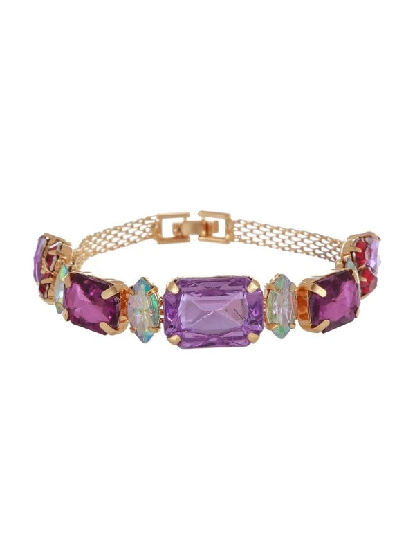 1pc Exquisite Rhinestone Decor Bracelet For Women For Daily Decoration