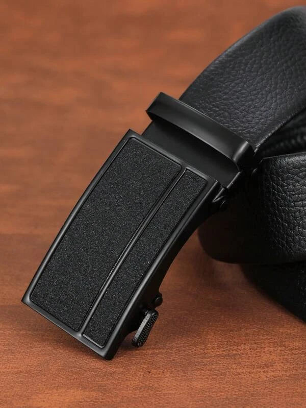 1pc Men Auto Buckle Business Belt For Daily Life