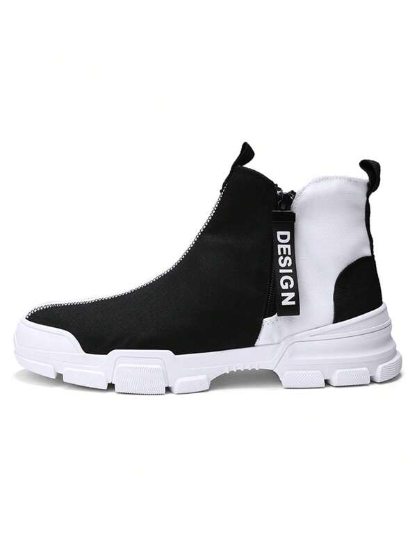 Fashionable Men's Outdoor Casual Boots For Spring And Autumn