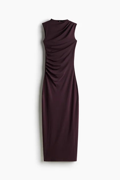 Draped bodycon dress