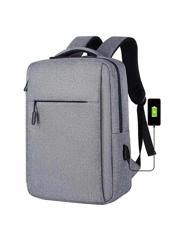 14 Inch Laptop Backpack Travel Male Business Backpack USB Charging Computer School Backpacks Waterproof Bag For Men