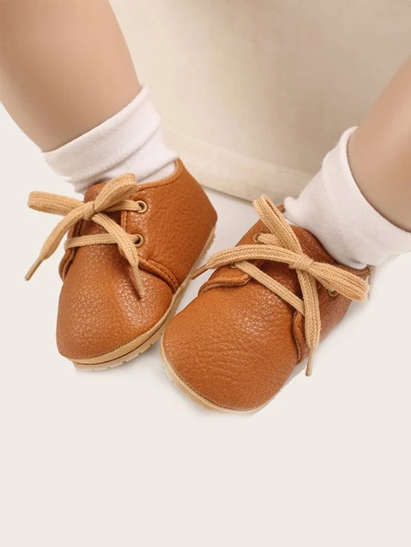 Baby Boy Lace Up Front Sneakers