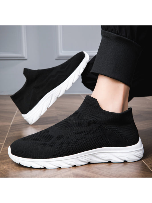 Sporty Sneakers For Men, Minimalist Slip On Running Shoes