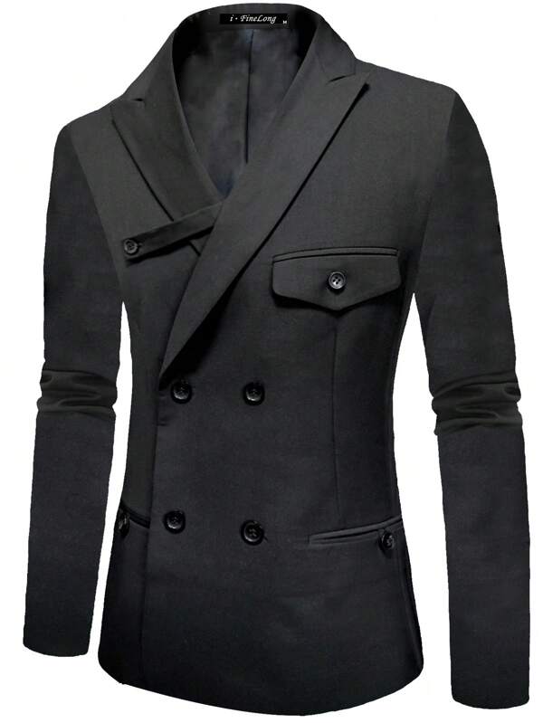 Men Double Breasted Blazer