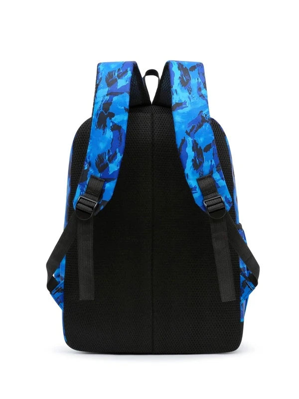 3pcs Men Graphic Print Casual Daypack Set