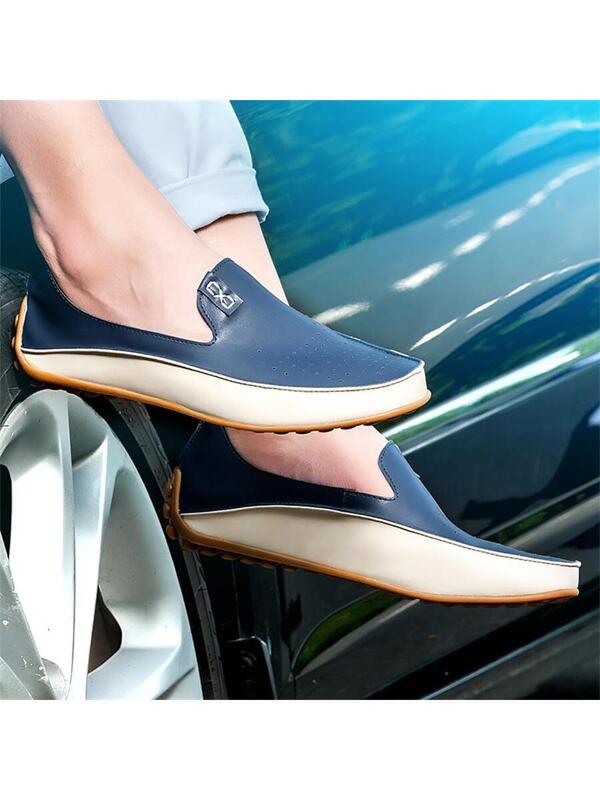 Men Colorblock Slip On Casual Loafers, Sport Outdoor Loafers