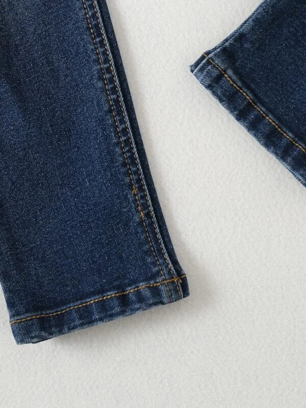 Toddler Boys Ripped Tapered Jeans