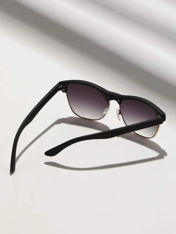 Men Rivet Decor Fashion Glasses