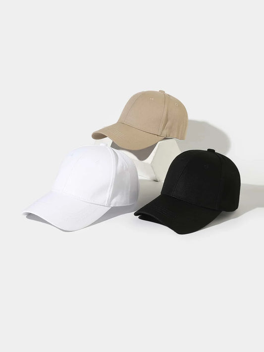 3pcs Men Minimalist Baseball Cap