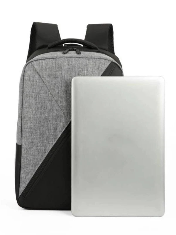 3pcs Men Two Tone Laptop Backpack Set