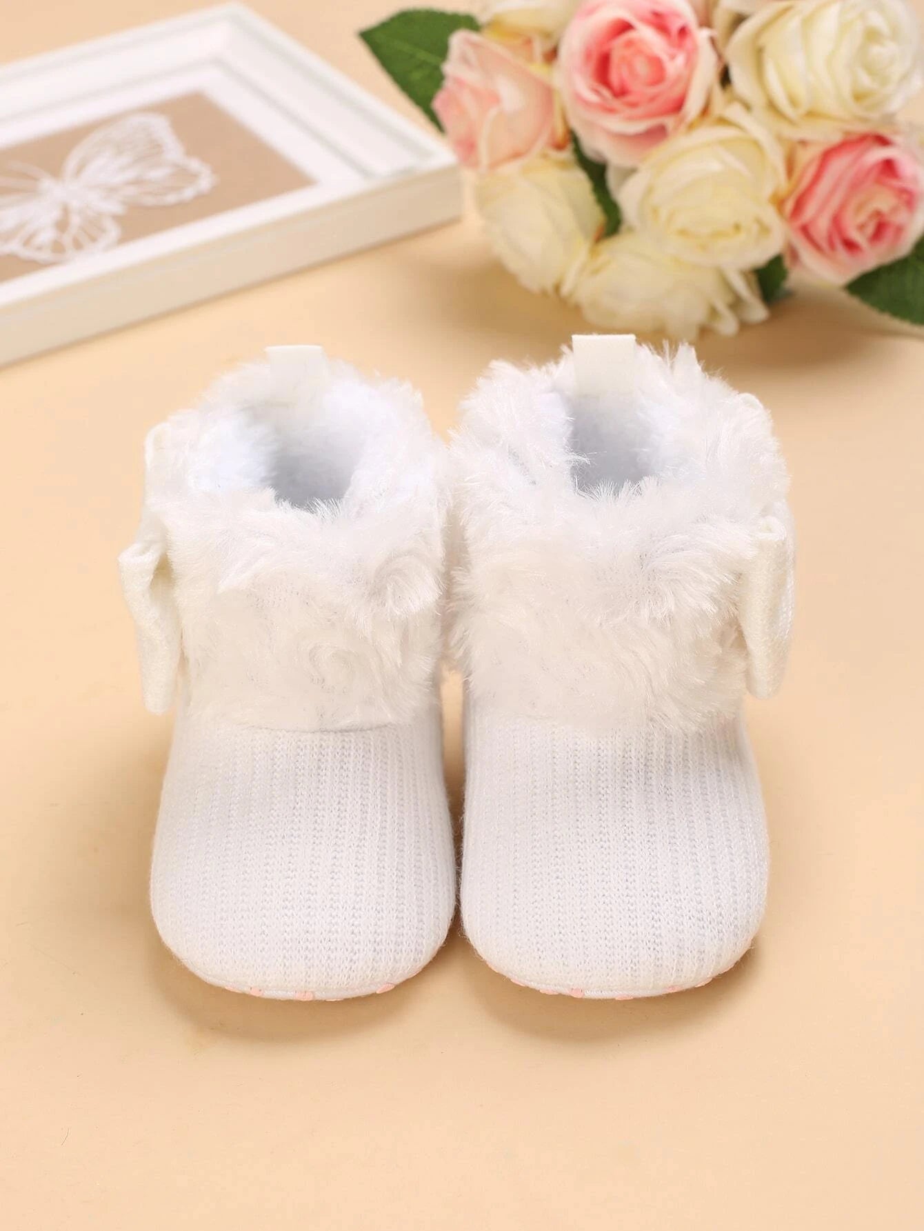 Baby Bow Decor Thermal Lined Snow Boots