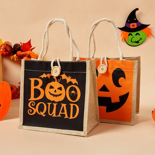 1pc Halloween Pumpkin Print Men's Tote Bag Shoulder Bag For Men Back To School For Travel Holiday Essentials College Essentials Large Capacity Portable