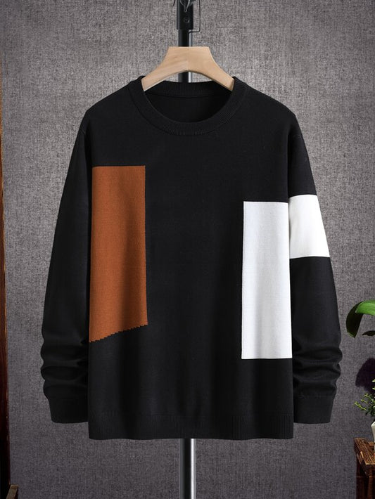 Manfinity Hypemode Men Cut And Sew Sweater