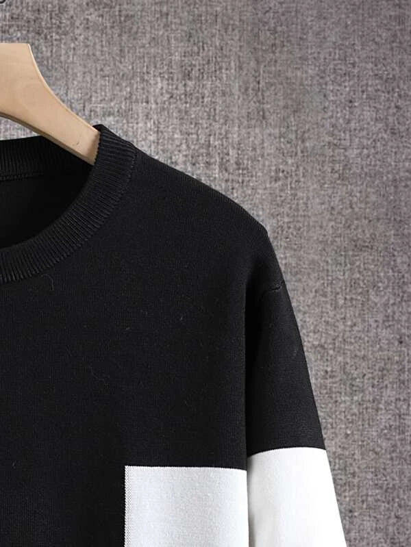 Manfinity Hypemode Men Cut And Sew Sweater