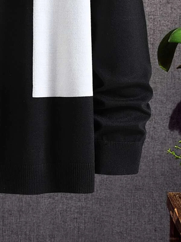 Manfinity Hypemode Men Cut And Sew Sweater