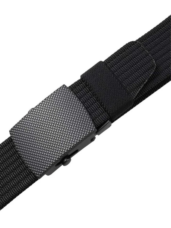 Men Automatic Buckle Tape Belt