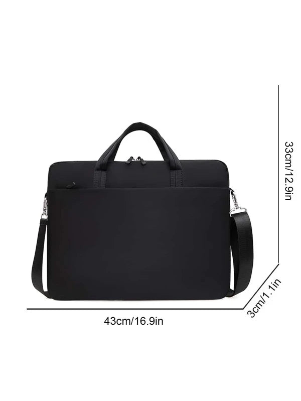 Work Commute Briefcase Bag With Adjustable Shoulder Strap Messenger Bag Laptop Case Bag For School Back To School Anti-theft For Apple/Lenovo