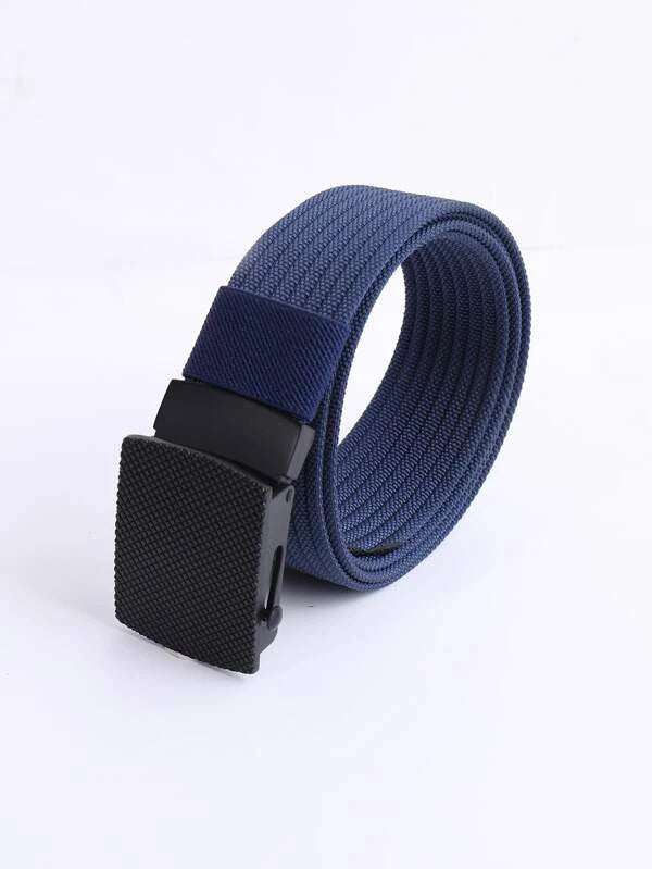 Men Automatic Buckle Tape Belt