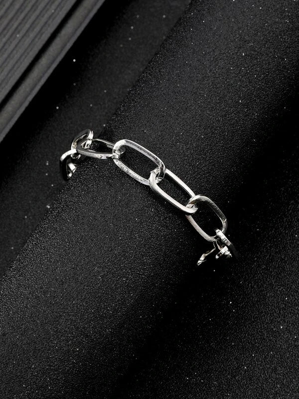 Men Minimalist Bracelet Punk Hip Pop Style