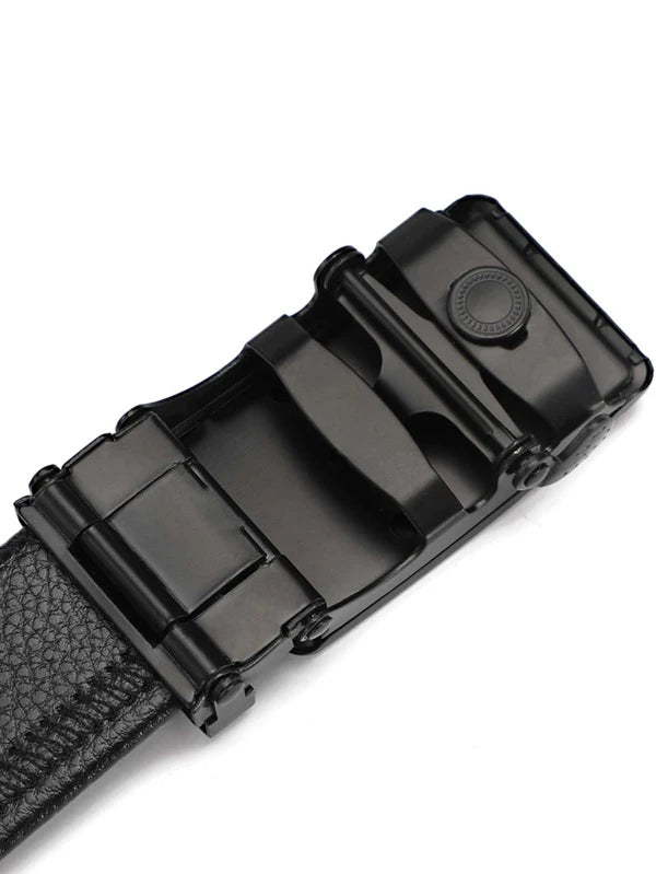 Men Black Belt Automatic Buckle Belt