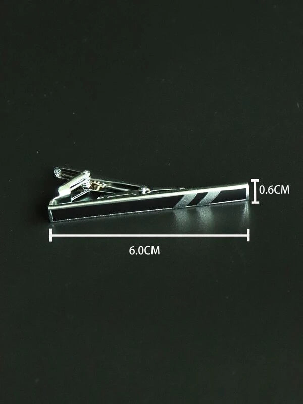 Men Two Tone Tie Clip