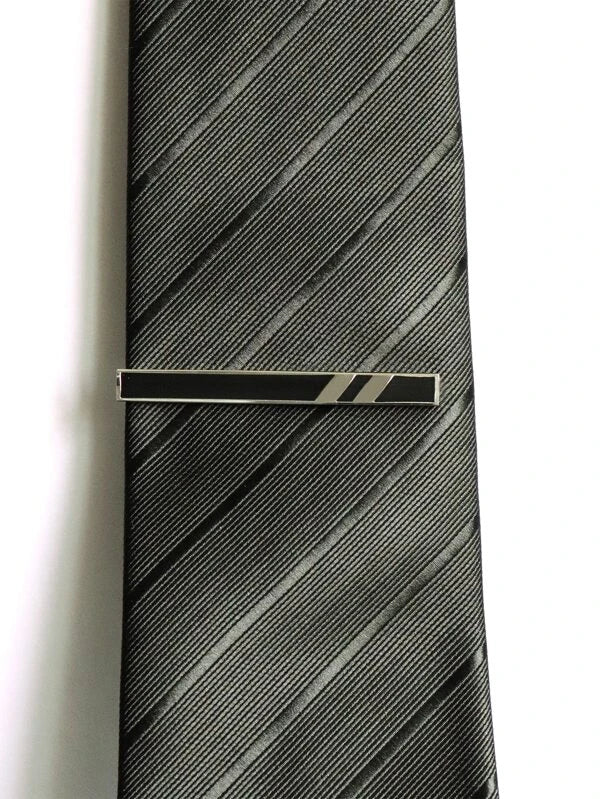 Men Two Tone Tie Clip