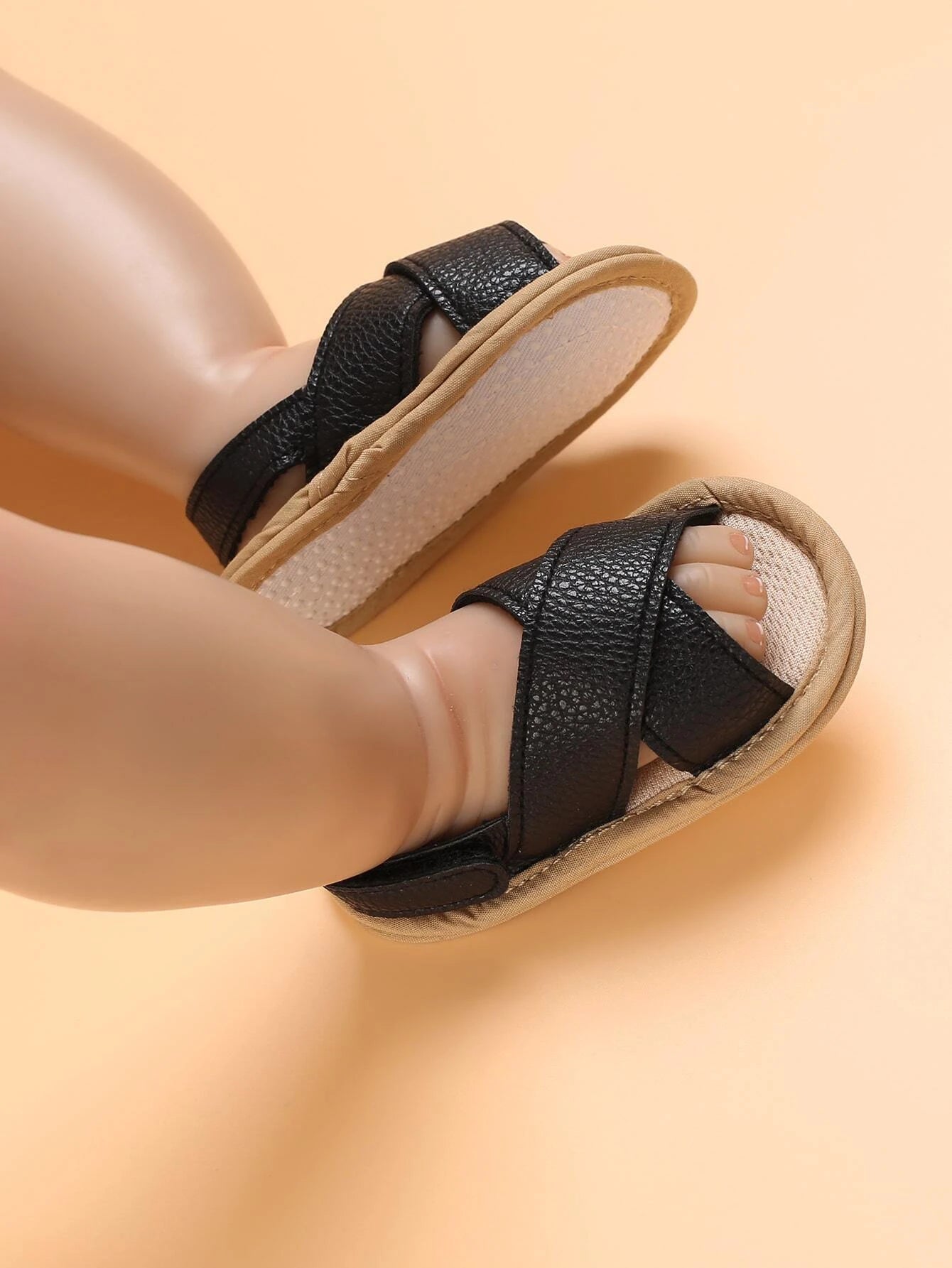 Baby Girl Cross Band Slingback Sandals