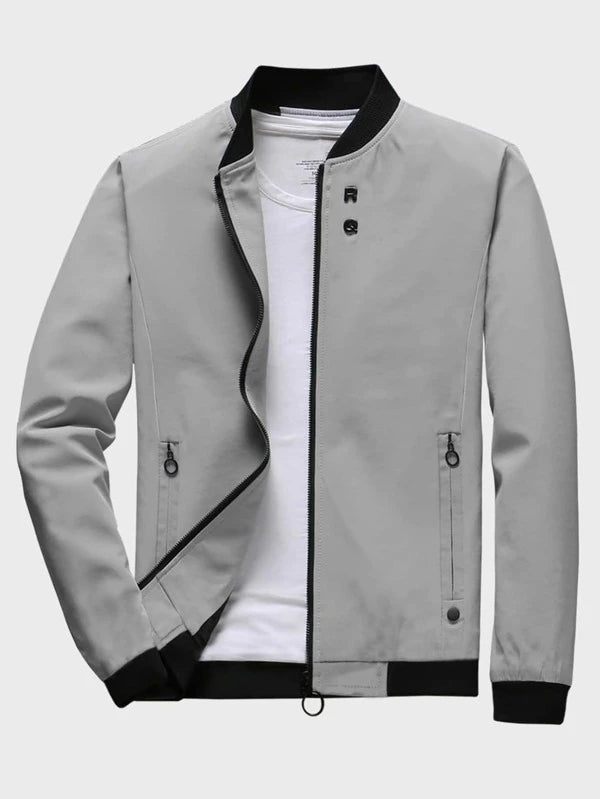 Manfinity Mode Men Zip Up Bomber Jacket