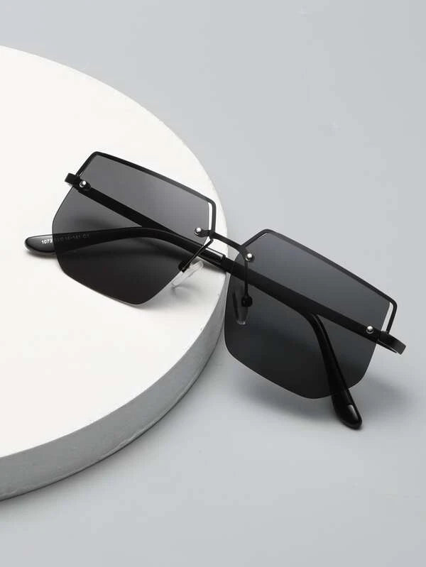 Men Semi Rimless Sunglasses