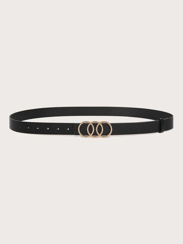 135CM Round Buckle Plus Size Belt