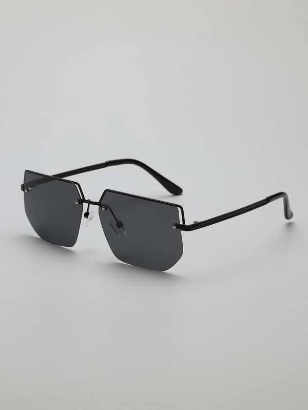 Men Semi Rimless Sunglasses