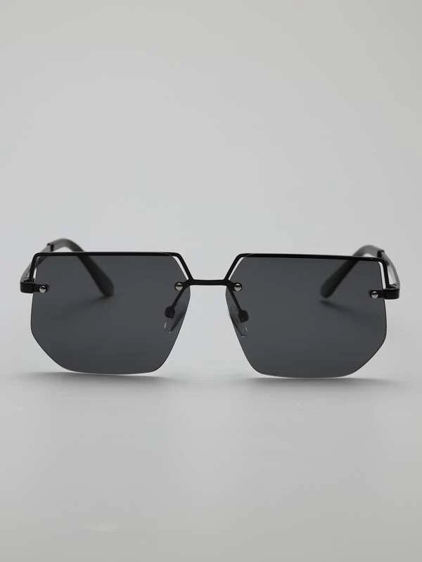 Men Semi Rimless Sunglasses