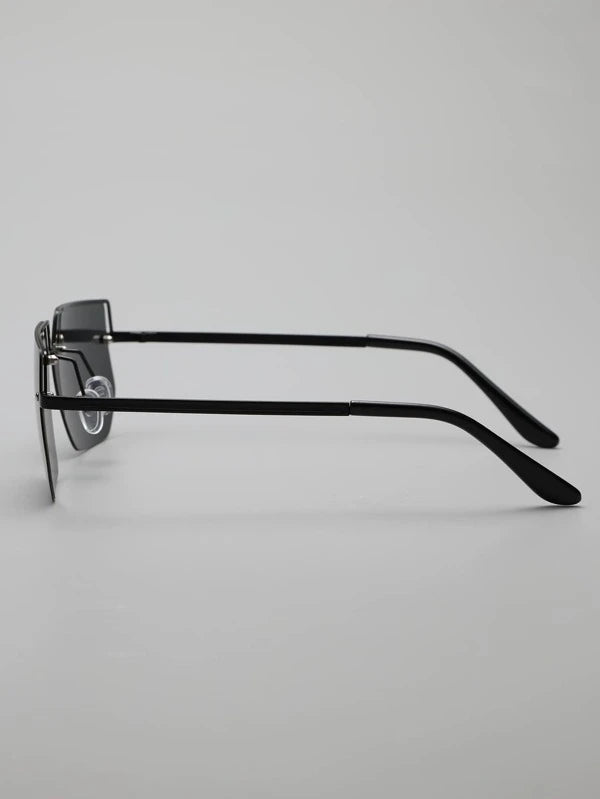 Men Semi Rimless Sunglasses