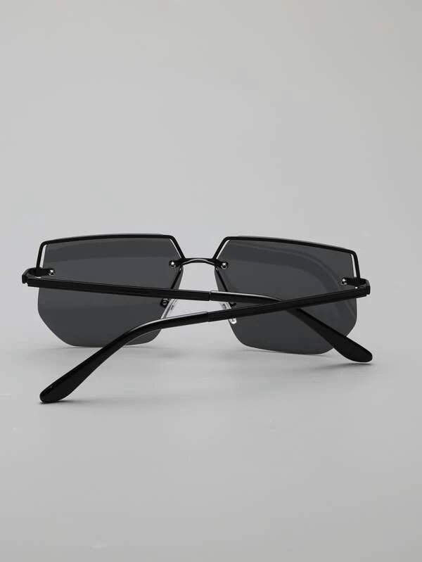 Men Semi Rimless Sunglasses