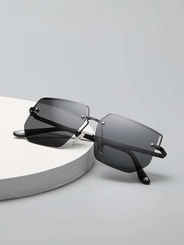 Men Semi Rimless Sunglasses