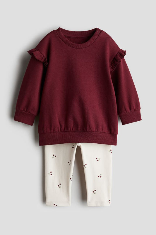 2 Piece Sweatshirt and Leggings Set