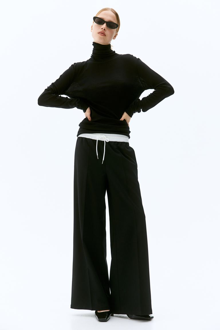 Wide Pull-on Trousers