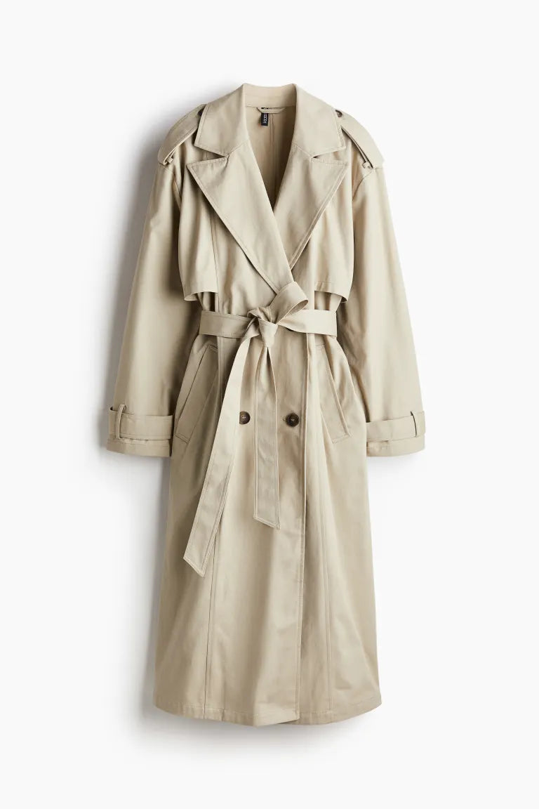 Gabardine Trench Coat