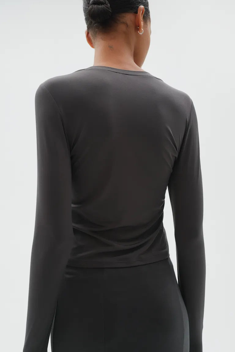 Long Sleeve Microfiber Top