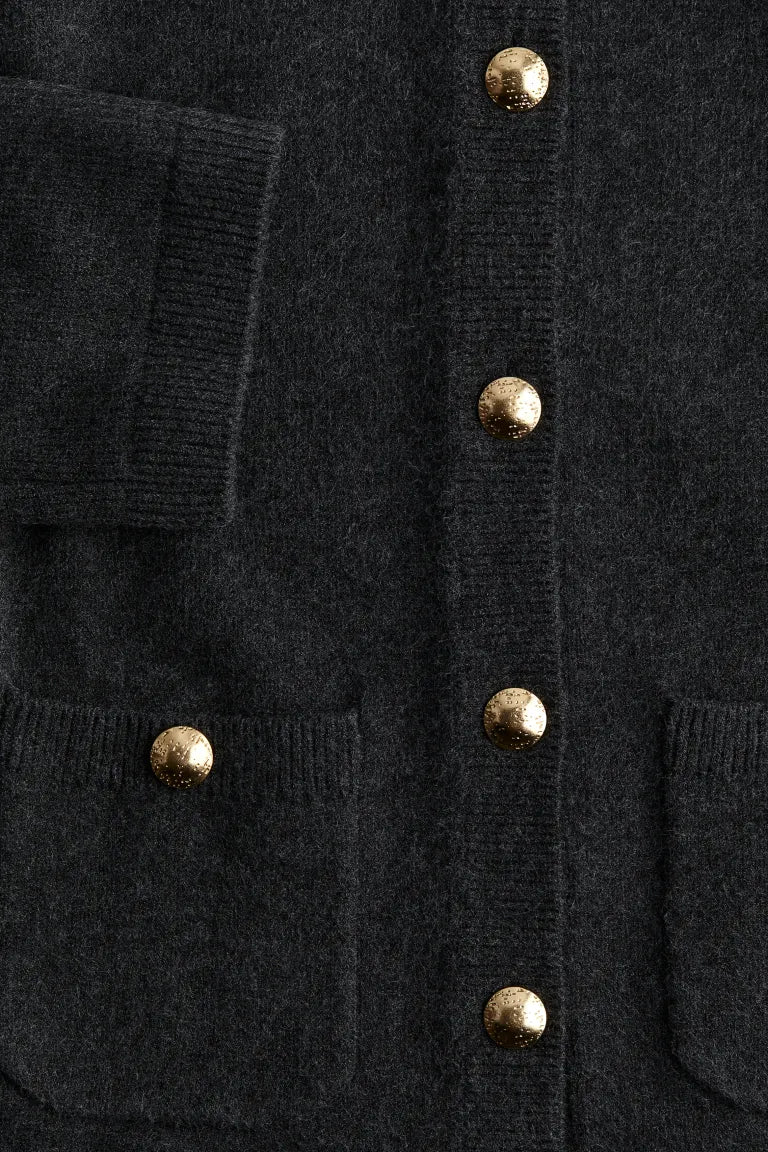 Button Detailed Cardigan