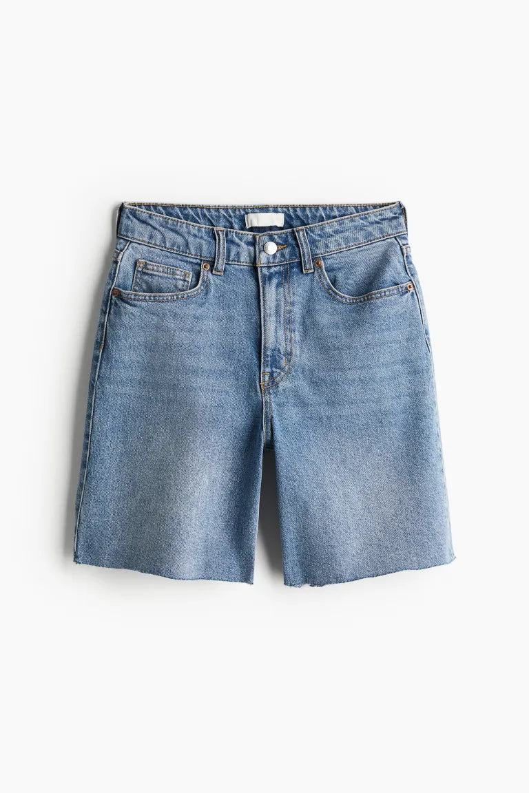 Denim Bermuda Shorts