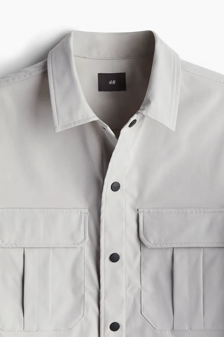 Regular Fit Utility Overshirt Shirt