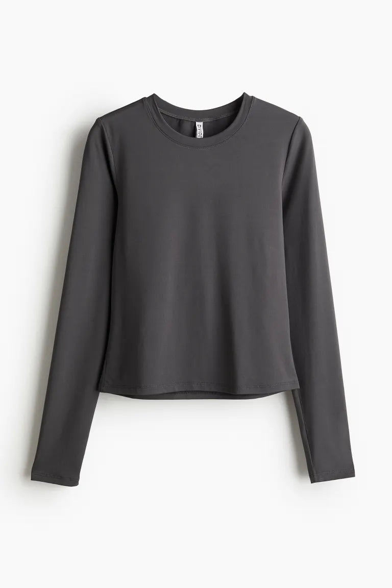 Long Sleeve Microfiber Top